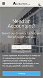 Mobile Screenshot of accountant.co.uk