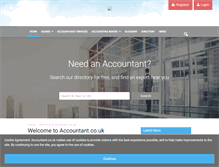 Tablet Screenshot of accountant.co.uk